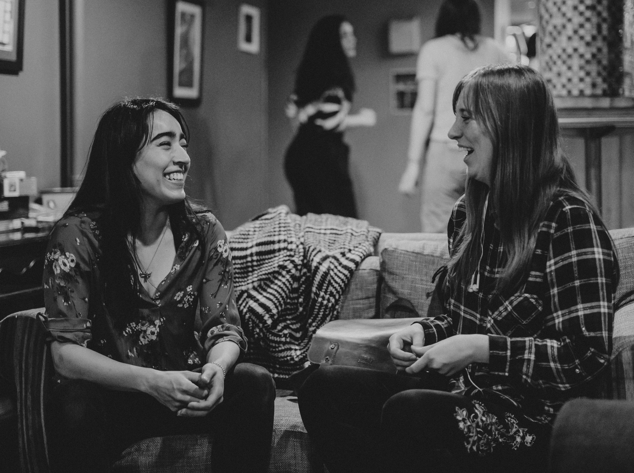 Photo of two students laughing from Equippers Church in Budapest.