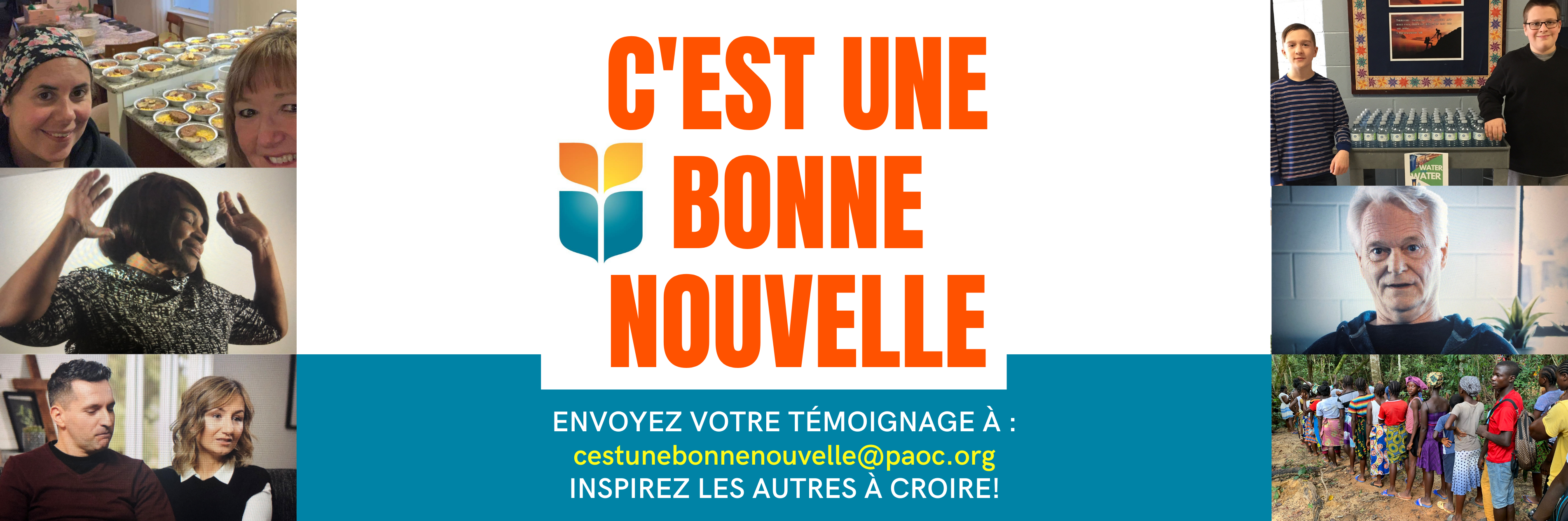 French Home Page Hero Banner - This is Good News . Cest Une Bonne Nouvelle
