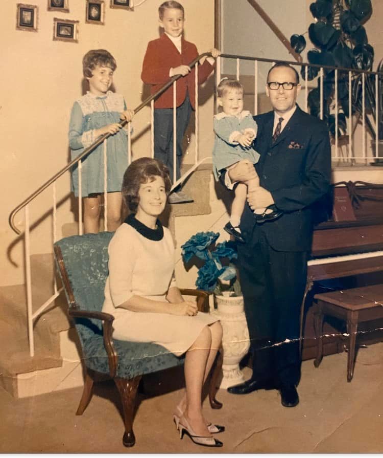 The Taitinger family in Edmonton in the 1960s.