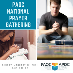 PAOC National Prayer Gathering - Jan 17 2021 - graphic