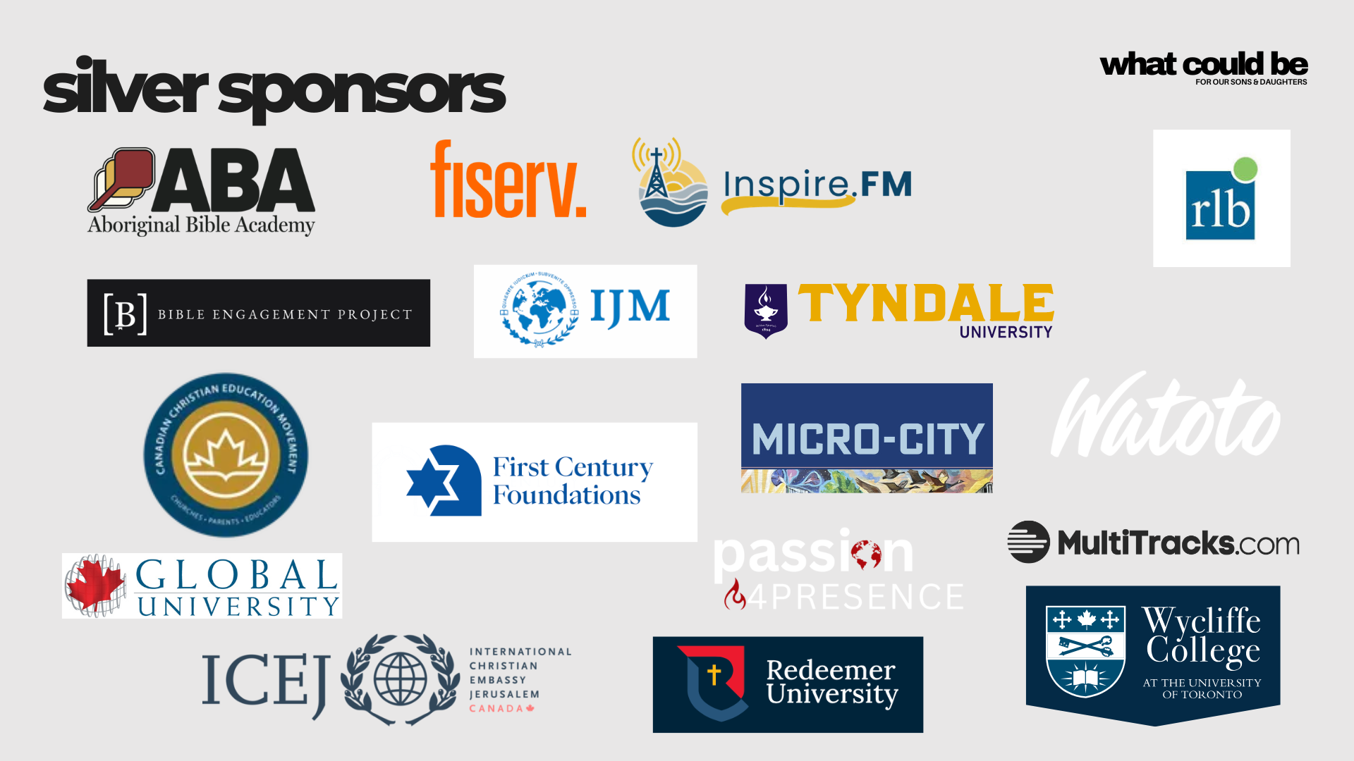 General Conference 2026 Silver Sponsors