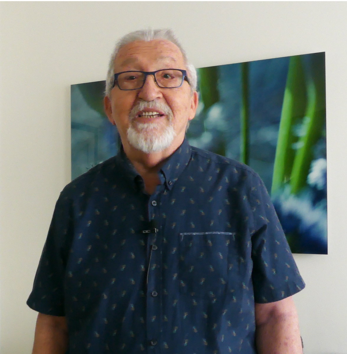 Michel quebec march 2024-1 Photo of Michel Charbonneau speaking.